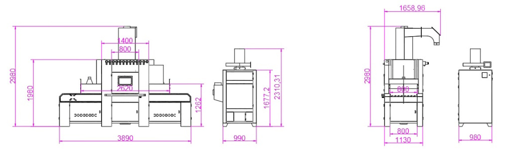 Схема оборудования BE-800-12 Схема оборудования BE-800-12