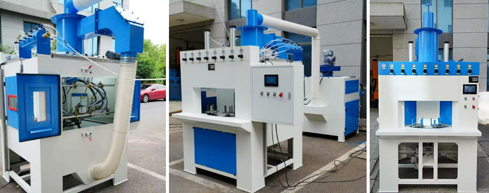 Автоматическая пескоструйная камера с поворотным столом CL-1512-8A