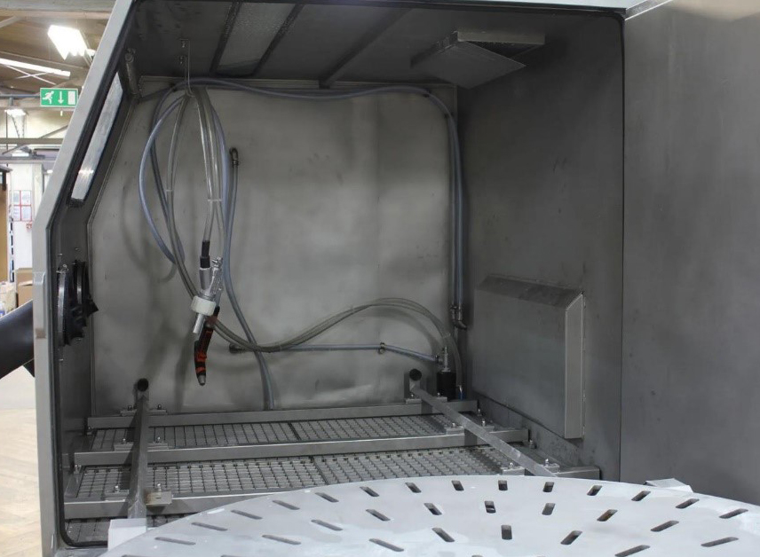 Дробеструйная камера с поворотным столом LSB1200-500A