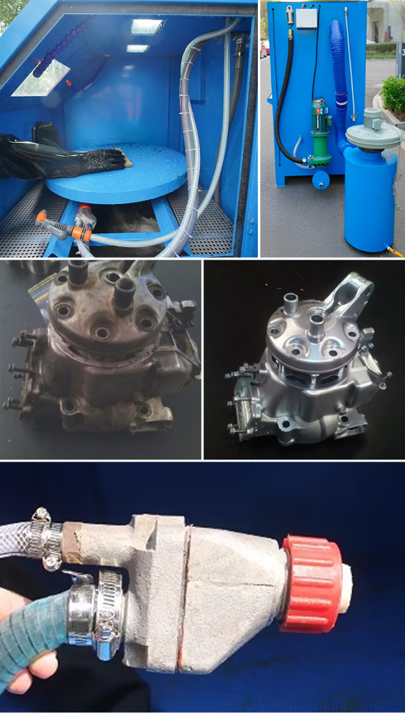 Гидроабразивная камера с поворотным столом WSBM 80L