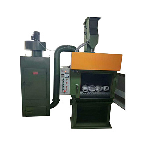 Дробеметная установка барабанного типа с ленточным транспортером QPL50