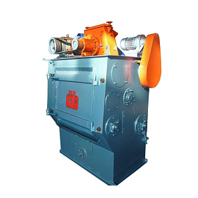 Дробеметная установка барабанного типа с ленточным транспортером Q326