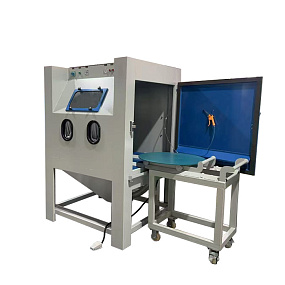 Пескоструйная камера с поворотным столом BLST-1212A